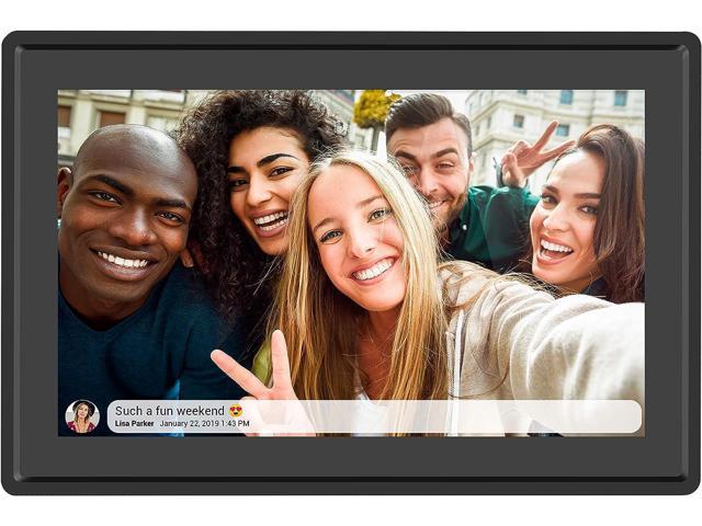 Feelcare 10.1 Inch 16GB Smart WiFi Digital Picture Frame, Send Photos or  Small Videos from Anywhere, Touch Screen, 800x1280 IPS LCD Panel, Portrait  and Landscape(Black), Welcome to consult