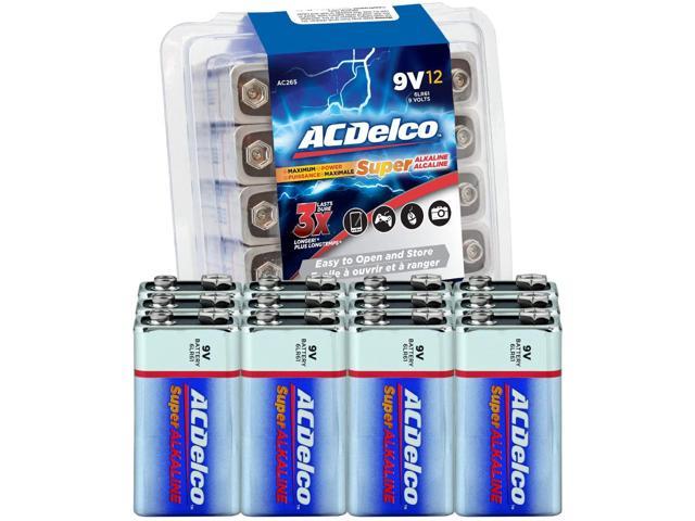 ACDelco 24-Count Size D Cell Alkaline Batteries Super Alkaline Battery 7-Year Shelf Life Recloseable Packaging 