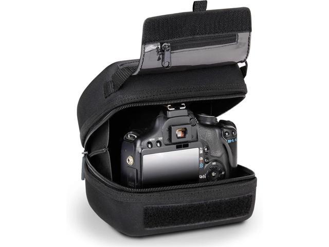 DSLR Camera Sleeve Case with Accessory Storage & Strap Openings 