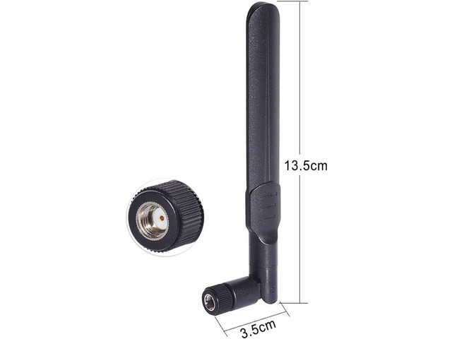 Create Idea 3x Mini Antenna WiFi IPEX/U.FL Dual Band – 2.4GHz/5.8GHz 3dBi, Compatibile Con Raspberry Pi E Dispositivi Wireless