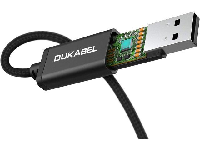 DuKabel ProSeries USB to 3.5mm Jack Audio Adapter, TRRS 4-Pole  Mic-Supported USB to Headphone AUX Adapter Built-in Chip External Stereo  Sound Card for