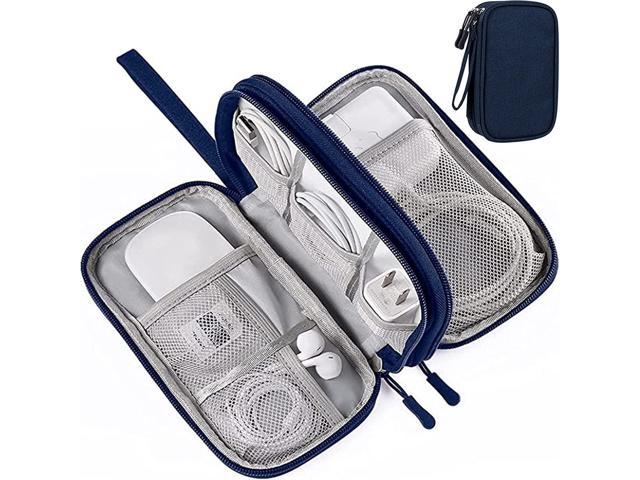 Details about   Electronic Accessories Cable Organizer Bag Travel USB Cord Charger Storage Case 