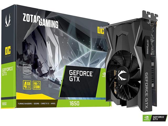 Good Product Outlet GAMING GeForce GTX 1650 OC 4GB GDDR6 128-bit Gaming Graphics Card, Super Compact, ZT-T16520F-10L