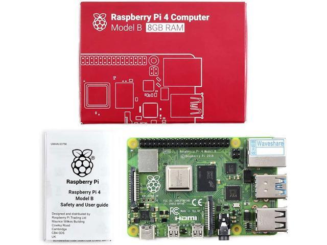 waveshare Accessory Compatible with Raspberry Pi 4 Model B 8GB RAM