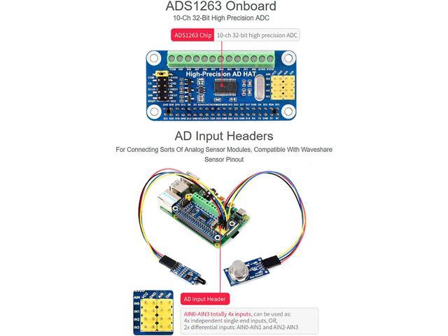 人気No.1/本体 High-Precision to AD Raspberry Network W HAT