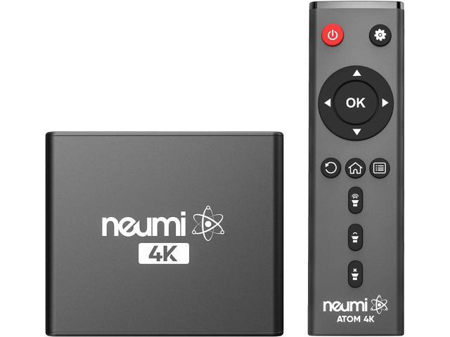 NEUMI Atom 4K Ultra-HD Digital Media Player for USB Drives and SD Cards Plays  4K/UHD 60fps Videos, HEVC/H.265, HDMI and Analog AV, Automatic Playback and  Looping Capability