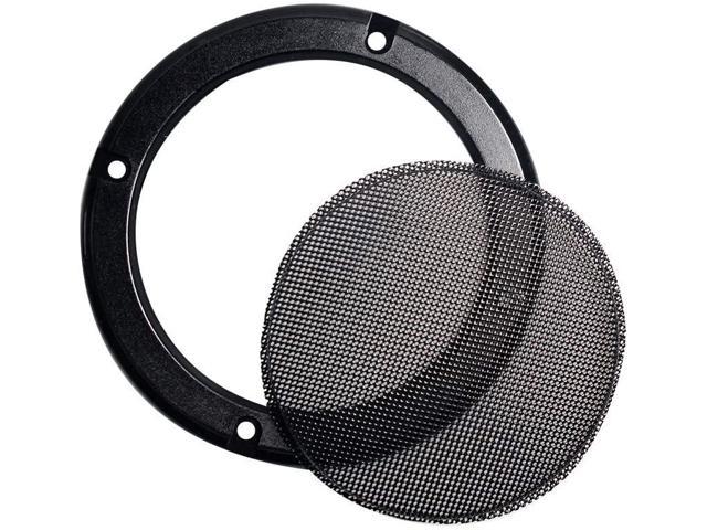 2PCS 4inch Speaker Loudspeaker Protective Cover Decoration Mesh Cover Black Ciglow Speaker Grills