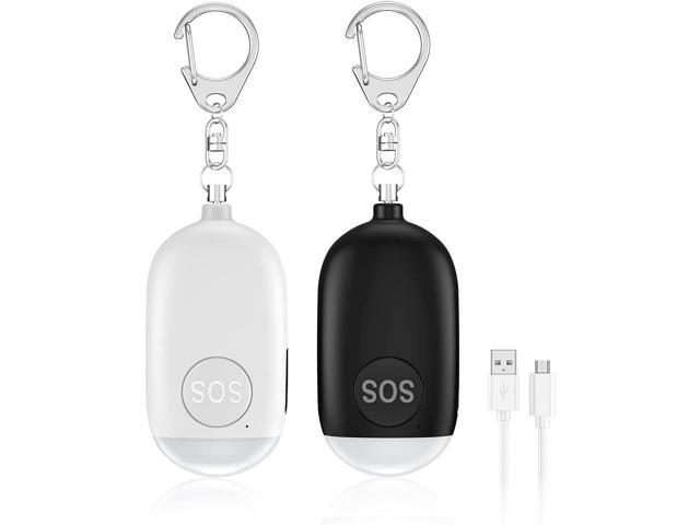 Safe Sound Personal Alarm Keychain 130db Security Emergency LED Light Night 