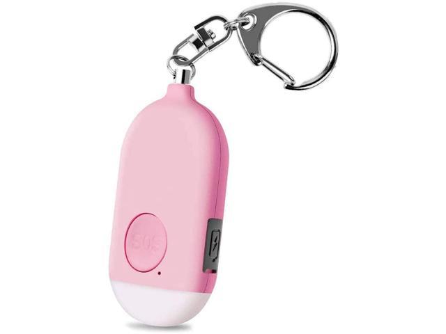 130DB Safe Sound Personal Alarm Self-Defense Keychain Siren With LED Flashlight 