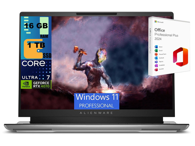 Alienware X16 Gaming Laptop, 16" QHD+ 240Hz, Intel Core Ultra 7-155H 16 ...