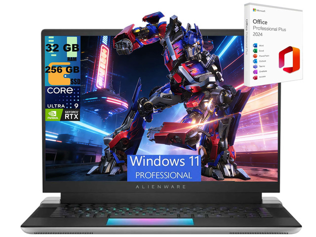 Alienware X16 Gaming Laptop, 16" QHD+ 240Hz Display, Intel Core Ultra 9 ...