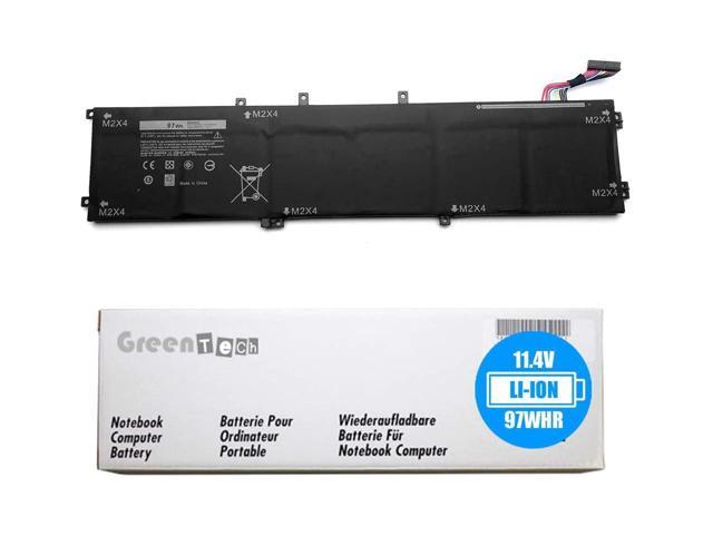 GreenTech 6GTPY Replacement Battery for Dell XPS 9560, XPS 9570, Precision  5520, 5530, 5540 - GreenTech  97Whr 6 Cell Battery GPM03 5XJ28 06GTPY  