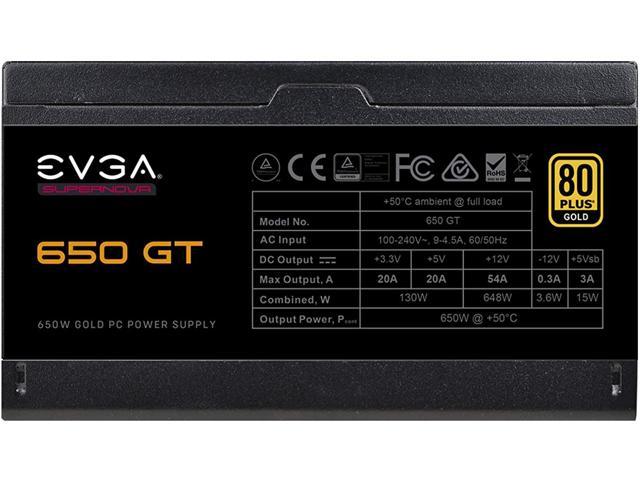 EVGA SuperNOVA 650 GT 650W, Modular, Power Supply - Newegg.com