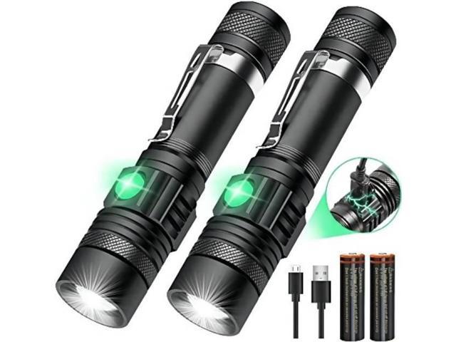 90000LM Tactical Flashlight LED Torch Camping Hand Light USB Rechargeable 