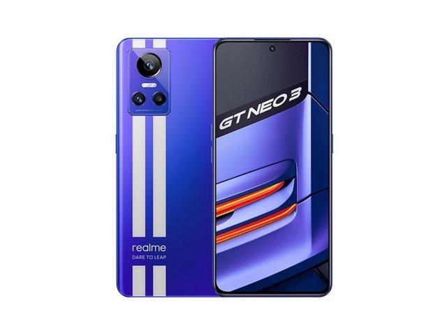 Realme GT Neo3 5G Mobile Phone  80W 150WSuper Charge Dimensity 8100 Octa Core 6.7" FHD+ 120Hz 50MP IMX766 NFC realme UI3.0