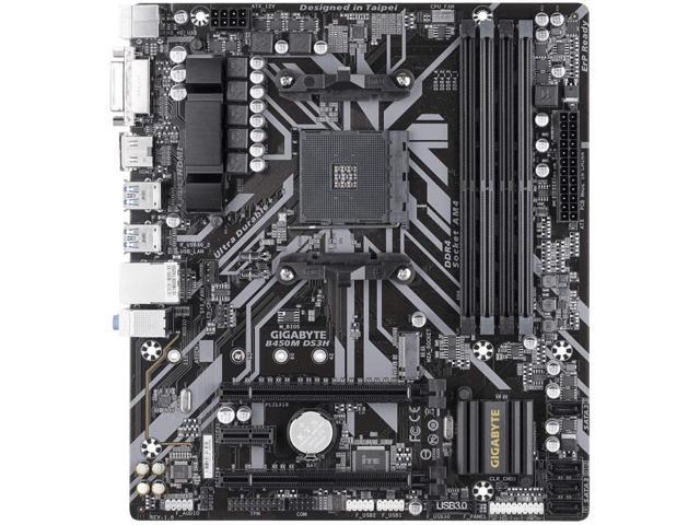 GIGABYTE B450M DS3H AM4 Micro ATX AMD Motherboard AMD Motherboards