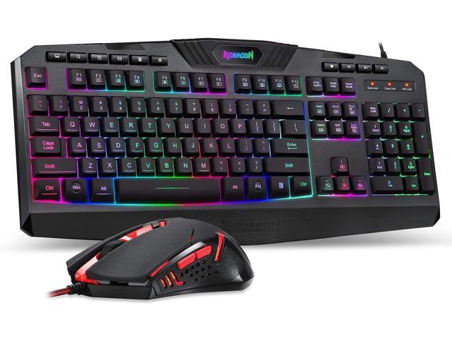 redragon s101 wired rgb backlit gaming keyboard