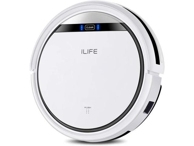 ILIFE V3s Pro Robot Vacuum Cleaner, Tangle-free Suction , Slim, Automatic Self-Charging Robotic Vacuum Cleaner, Daily Schedule Cleaning, Ideal For Pet Hair,Hard Floor and Low Pile Carpet