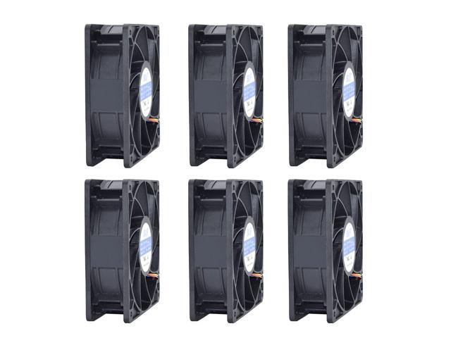 6PCS New SG121238BS DC 12V 2.1A S7 S9 T9 L3 BTC ETH Mining Violence Fan ...