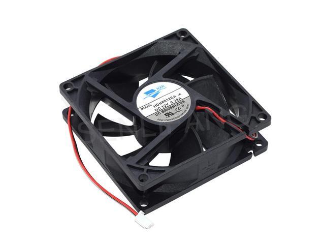 80mm DC 12V Square Axial Cooling Fan for Server Racks and PC Cases