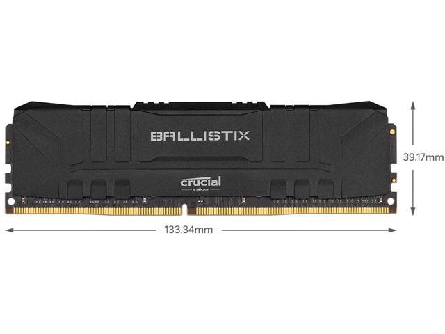 PC/タブレット PCパーツ Crucial Ballistix 3200 MHz DDR4 DRAM Desktop Gaming Memory Kit 16GB (8GBx2)  CL16 BL2K8G32C16U4W (WHITE)