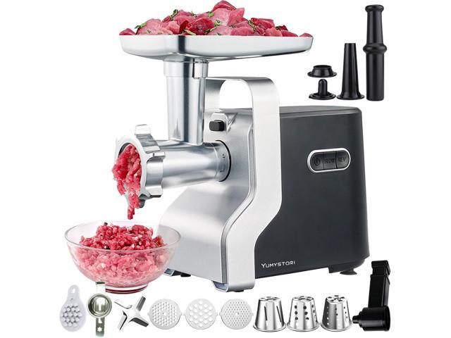 yumystori 2100Wat Meat Grinder multifunctional Electric Meat Grinder with Stainless Steel Blade Ground Meat Sausage Vegetable cutting accessories