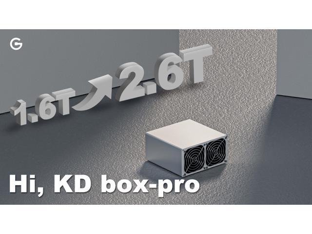 New Goldshell KD BOX Pro 2.6T/s KDA Miner With PSU Upgrade Version From Goldshell KD BOX