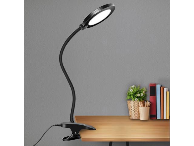 3W Flexible Clip-on Table Lamp LED Clamp Reading/Study/Bed/Laptop/Desk Light 