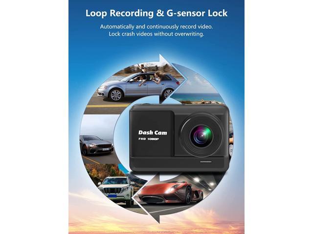 Recertified - Z-Edge T4K Dash Cam, Front and Rear Dual Lens, 4.0 inch Touch Screen, 4K Ultra HD, Built-in Wifi, 32GB TF Card Included, WDR, G-Sensor