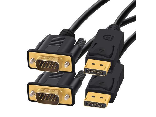 displayport to 2 vga adapter