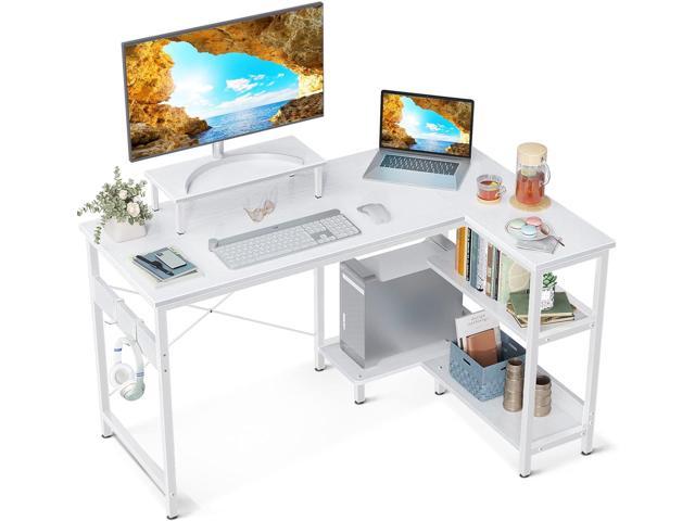 ODK Computer Desk with Keyboard Tray and Drawers, 48 inch Office
