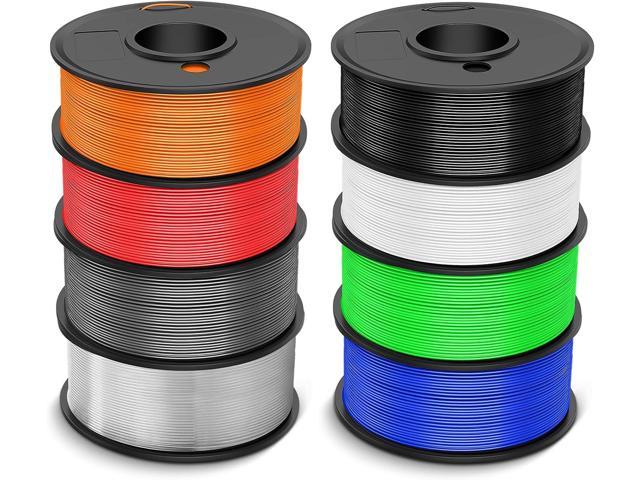 2-Pack SUNLU PETG 1.75mm 3D Printer Filament 1kg/2.2-lbs Bundle