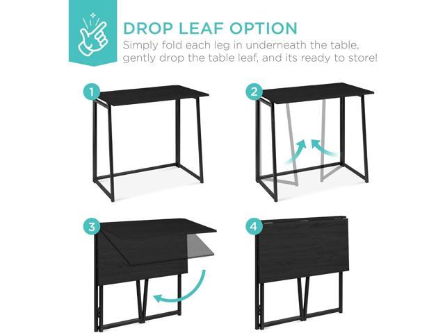  Best Choice Products 31.5in Folding Drop Leaf Desk