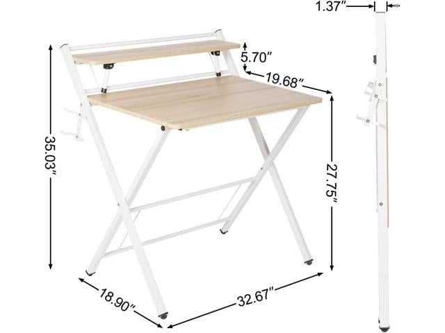 Tangkula Camping Folding Table Portable Outdoor Bbq Grill Stand W