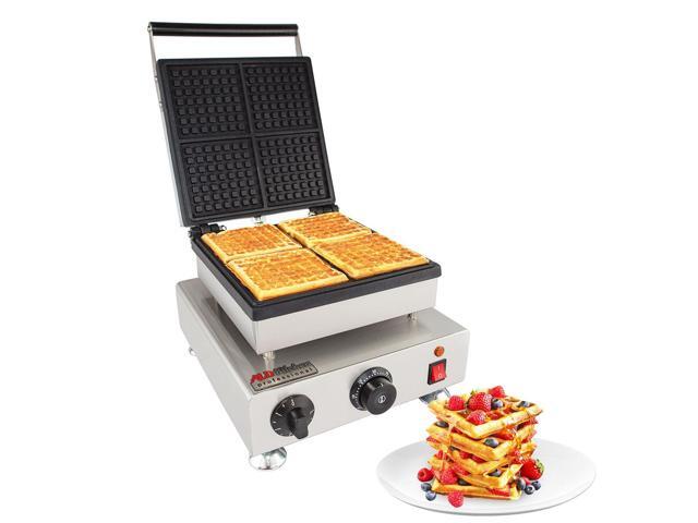 stainless steel waffle iron without nonstick