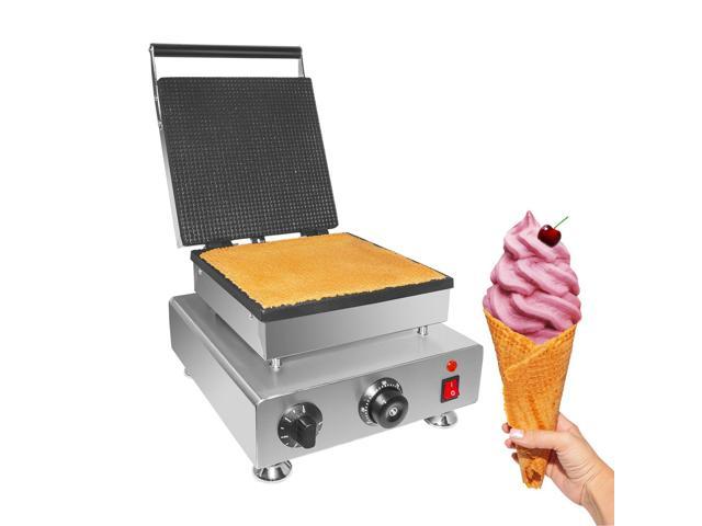 ALDKitchen 110V Electric Ice Cream Waffle Cone Maker Electric Ice Cream Cone Machine Plain cone 