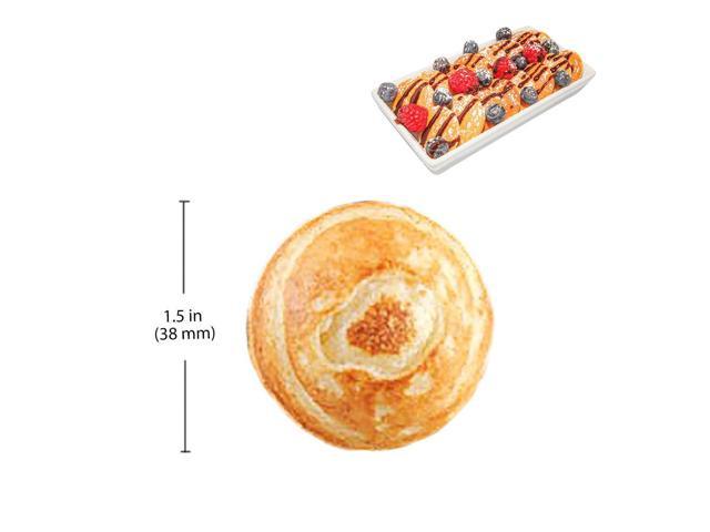 AP-542 Mini Pancake Machine | Dutch Mini Pancake Maker | 25 Round-Shape  Poffertjes | Stainless Steel