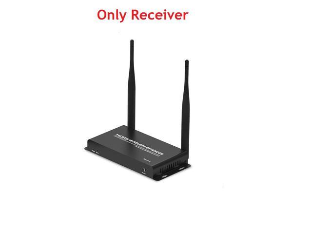 (Only 1 Receiver)  For Up to 656Ft Wireless 1080P 60Hz Video Extender with Local Pass-through HDMI Loop-out Transmitter Receiver kit 200m with IR remote