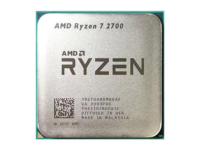 FOR  AMD Ryzen 7 2700  3.2 GHz GAMING Zen+ 0.012 Eight-Core Sixteen-Thread 16M 65W CPU Processor  Socket AM4 R7 2700 [ NO FAN ] R7-2700 Desktop Processor WORK ON A320 B350 Z370 A320M B350M Z370M