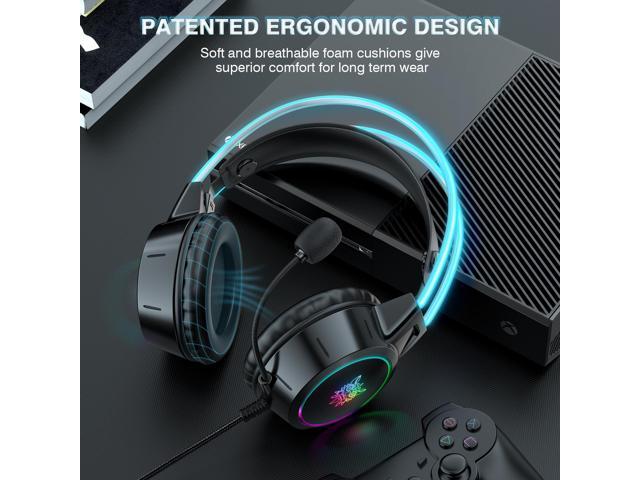 NEWSTYP Gamers Headset Cute Cat Ear Headphones With Microphone Gaming ...