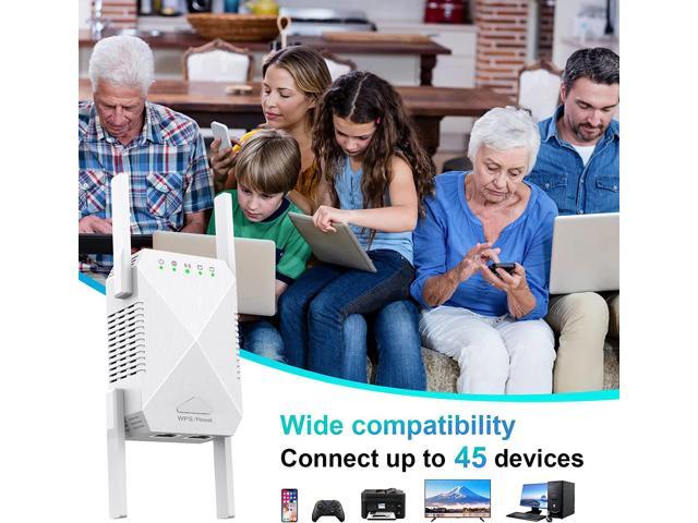  Baetaey 2023 WiFi Extender, Extenders Signal Booster for Home -  Up to 10000 sq. ft Coverage & 45 Devices, Wireless Internet Repeater, Easy  Setup, for xfinity, Spectrum, Fire Stick, verizon, 89-white