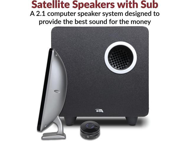 Cyber Acoustics CA-3610 2.1 Multimedia Speaker System with Subwoofer ...