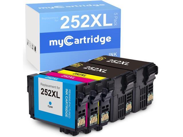 myCartridge Ink Cartridge Replacement for Epson 252XL 252 XL T252 ...