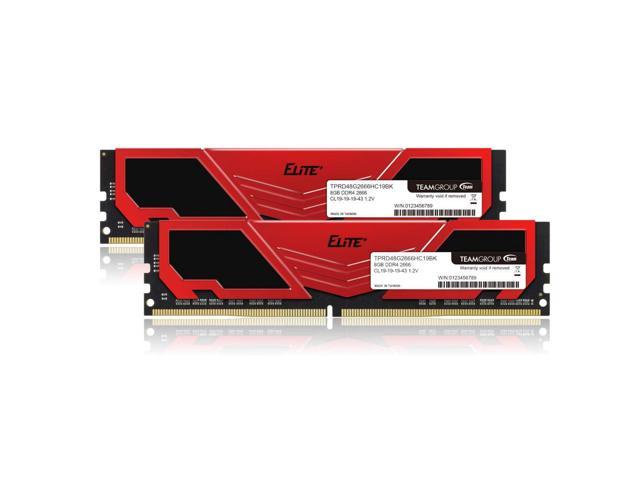 TEAM DDR4 2666Mhz PC4-21300 8GBx2 (16GBkit) Desktop memory Elite