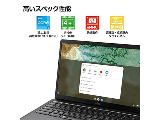 Fujitsu FMV Chromebook WM1/F3 Laptop Chrome OS/Touch Compatible