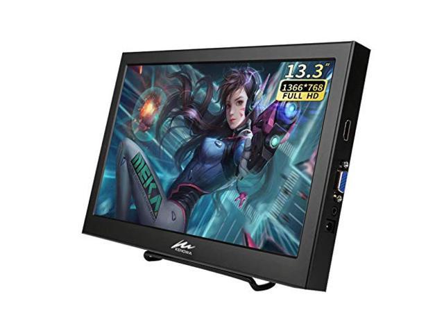 133 Inch Mobile Monitor Kenowa Lightweight Portable Display 1366768 Tft Hdmi Vga Port Raspberry 4976