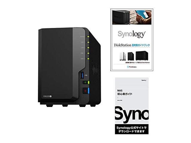 [NAS kit + with guidebook] Synology DiskStation DS220 + / JP [2 bays / dual  core CPU installed / 2GB memory installed] +