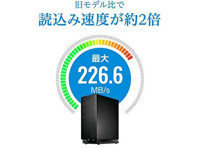 IO DATA NAS 16TB Dual Core CPU 2.5GbE Multi Gigabit Mirroring