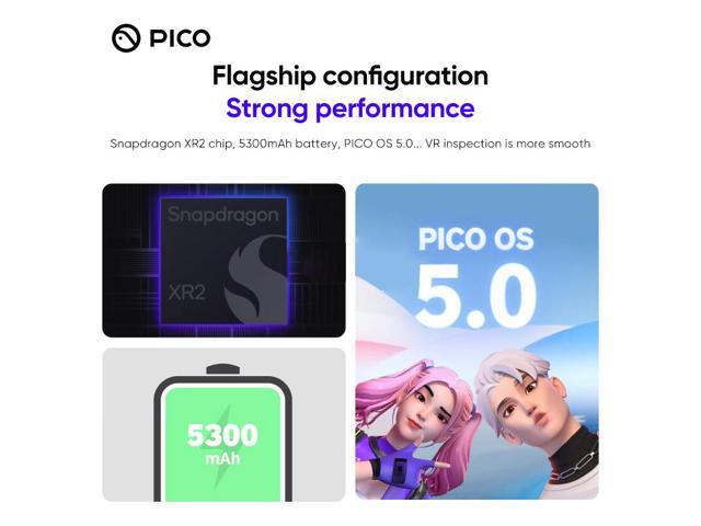 Pico 4 VR Headset 128GB Global version Pico4 All-In-One Virtual