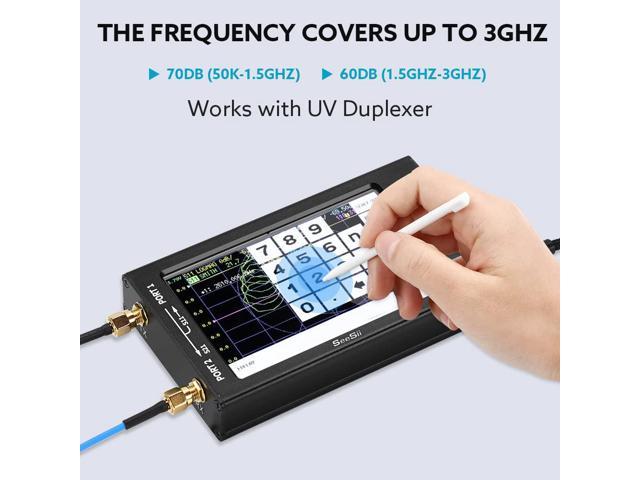 VNA Analyzer HF Antenna Analyzer VHF Micro USB 50kHz-3GHz High quality 